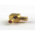 Conector de ângulo reto do cabo coaxial MCX Rf